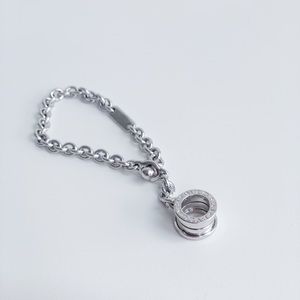 [SOLD] BVLGARI B.Zero1 Silver Key Chain Bag Charm